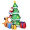 Multi Color 7 ft Inflatable Christmas Tree with LED Lights and Holiday Decor